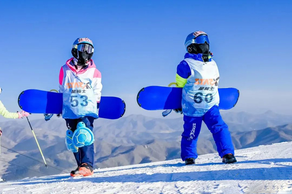 「内蒙古体育」2024美林谷0基础+进阶滑雪冬令营（6天）1:1 单双板 | 专属优质初级学习雪道